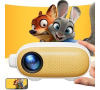 ARTSEA Mini proyector portátil para iPhone - HD 1080P Compatible con proyector de películas Pico para Ver Dibujos Animados, proyector de teléfono Compatible con HDMI, USB, TV Stick, portátil, iOS y