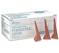 ARTSelf-Supporting Cono 06 Conos pirométricos Para Monitoreo de Hornos Cerámicos (Paquete de 25)