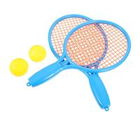ARTSEWPLY 1 Juego Raquetas de Tenis para Juego de Tenis Infantil Plástico Duradero para Actividades Coordinación Mano Incluye Raquetas y Azules