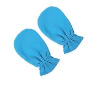 ARTSEWPLY 1 par Guantes Hidratantes de Cuidado para Manos Guantes de Spa con Aceite Esencial de Mano Rejuvenecedora para Hidratación y Exfoliación Azul