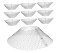 ARTSEWPLY 10 piezas Filtros de Malla para Campana Extractora Accesorios Prácticos para Cocina de Filtro de Grasa Repuestos Fáciles de Instalar para