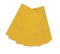 ARTSEWPLY 10 Piezas Papel Brillante con Purpurina Dorada para Manualidades DIY Cartulina Gruesa un Lado Blanca para Tarjetas Decoración y Scrapbooking de Unidades