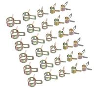 ARTSEWPLY 100 Abrazaderas de Resorte para Mangueras de Combustible Agua y Gas Clips Metálicos Galvanizados en 5-9 MM Juego Mixto 100 Piezas para Reparación Automotriz Plomería E