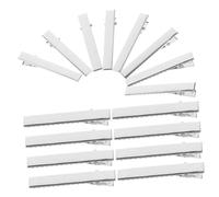 ARTSEWPLY 100 piezas Clips Cocodrilo Metálicos Pinzas Peluquería para Hacer Lazos y Peinados Antideslizantes Accesorio Pelo Versátil DIY