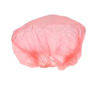 ARTSEWPLY 100 piezas Gorros de Ducha Desechables Rojos Gorro de Baño Protector de Cabello para Mujeres Práctico y Cómodo para Spa y Salón