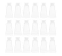 ARTSEWPLY 100 Tubos Rellenables de 5 Ml Tapa de Rosca Tubos Flexibles de Plástico Mate para Loción Crema y Pasta de Dientes Envases Vacíos Compactos para Viaje y Cuidado Personal