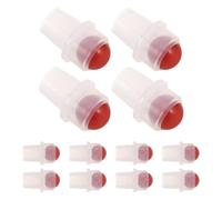 ARTSEWPLY 12 Piezas de Bola de Rodillo de Jade Rojo para Botellas de Aceites Esenciales, Accesorios Portátiles para Aromaterapia y Cuidado Piel