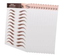 ARTSEWPLY 12hojas Pegatinas Impermeables Para Cejas Cejas Postizas De Transferencia De Cuidado y Modelado De Uso Diario Para Auténticas