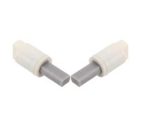 ARTSEWPLY 2 Amortiguadores Anticolisión para Asiento de Inodoro 24 Mm Cierre Suave Conexión Giratoria Silenciosa Juego 2 Piezas Fácil Instalación Compatible Asientos Modernos y