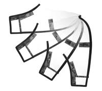 ARTSEWPLY 2 Cubrezapatos para Corte De Pelo Funda para Zapatos De Peluquería Protector Transparente para Zapatos Barbería Salón De Belleza