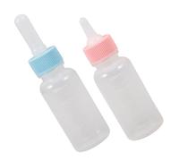 ARTSEWPLY 2 Piezas Biberones para Mascotas Ergonómicos para Alimentación Cachorro y Gatito Botella Leche Maternizada para Animales Pequeños Fácil Manejo y Capacidad Equilibrada