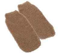 ARTSEWPLY 2 piezas Guantes Exfoliantes de Baño Manoplas de Ducha Reutilizables y Duraderas para Masaje Corporal Limpieza Profunda de Cutículas y Eliminación de Células Muertas Accesorios