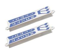 ARTSEWPLY 2 Piezas Mezuzah Metálica Judía con Pergaminos para Puerta Adorno Religioso con Bendición para Hogar Decoración Cultural Judaica para Familia