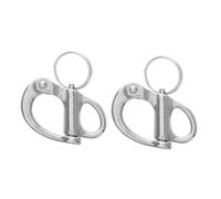 ARTSEWPLY 2 Piezas Mosquetón Inoxidable Gancho de Rápida Resistente y Seguro para Barcos Mochilas y Equipos de