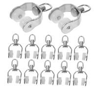 ARTSEWPLY 20 Piezas Accesorios para Cortinas Unidades Rodillos de Riel Flexible Resistentes de Plástico para Ventanas Paneles Fijos y Divisores de Habitación Uso Residencial y Comercial