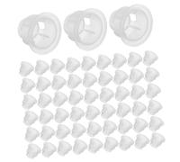 ARTSEWPLY 200 Piezas Tapones Transparentes para Botellas de Perfume Tapones para Difusores de Aceite Esenciales Sellado Seguro y Reemplazo para Tapas de Botellas de Aromaterapia