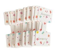 ARTSEWPLY 200 piezas Tarjetas Exhibición Joyería para Pinzas de Pelo Organizador para Tocados Accesorios Cabello Tarjetas Soporte para Clips y Horquillas Paquete Unidades