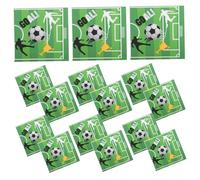 ARTSEWPLY 20piezas Servilletas Desechables De Fútbol Decorativas y Absorbentes Para Fiestas Temáticas Cumpleaños y Celebraciones Deportivas
