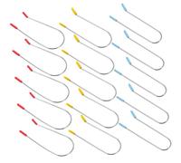 ARTSEWPLY 24 Pinzas para Rulos Calientes de Cabello en Acero Inoxidable 304, Kit de Herramienta para Permanente en Casa, Clips Forma de U para Peinados DIY