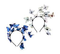 ARTSEWPLY 2piezas Diadema De Para Novia Accesorios De Fotografía Adornos Creativos Para Boda y Fiestas Diseño Hecho Mano Tridimensionales Para Novias y Eventos Especiales