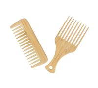 ARTSEWPLY 2piezas Peine De Madera Para Hombre De Peine De Dientes Anchos Accesorio De Estilo y Masaje Para Uso Casa y Barbería Antiestático y Resistente Daños Cuida Tu Cabello y Cabelludo