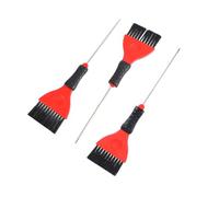 ARTSEWPLY 3 piezas Cepillo Aplicador de Tinte para Cabello Rojo Herramienta Práctica para Teñir y Aplicar Color Salón y de Limpiar y Reutilizable