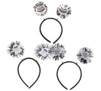 ARTSEWPLY 3 Piezas Halloween Night Glow Headbands Set Flexible Lightweight Bat Pumpkin Ghost Hairpieces For And Adults Party Cosplay Decoration