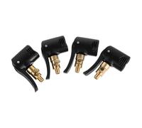 ARTSEWPLY 4 Clips Adaptadores Roscados para Inflador de Neumáticos de Latón Función de Purga Conexión Rápida y Segura para Bomba de Aire de Coche Bicicleta y Motocicleta Accesorios para