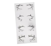 ARTSEWPLY 4 Pegatinas de Maquillaje Ojos Halloween Adhesivas Decoración Festival Telarañas Calcomanías Hollow Out para Mujer