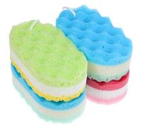 ARTSEWPLY 4 piezas Esponjas de Baño Exfoliantes de Esponjas de Ducha de Limpiadores para Cuerpo para y Almacenamiento