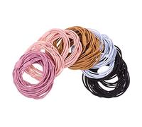ARTSEWPLY 40 piezas Coleteros Elásticos para Cabello Pulseras Suaves para Mujeres y Adolescentes Gomas Resistentes que Sujetan sin Dañar para Diario y Ocasiones Especiales