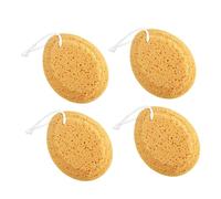 ARTSEWPLY 4piezas Esponjas De Baño De Ducha Esponja Natural De Nido De Abeja Exfoliante Corporal Kit De Limpieza