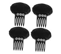 ARTSEWPLY 4piezas Horquillas De Flores De Rhinestone Para Novias y Eventos De Clips Decorativos Sin Marcas Mejora El Volumen Del Cabello Elegantes y Duraderos