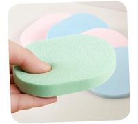ARTSEWPLY 50 piezas Esponjas Faciales de Limpieza Coloridas Bambú Exfoliantes y para Eliminación de Suciedad y Protección Color Aleatorio Color Aleatorio