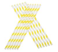 ARTSEWPLY 50 Piezas Unidades Papel para Algodón Azúcar Accesorios para Máquinas Comerciales Palitos Resistentes Amarillo Blanco Fiesta Eventos
