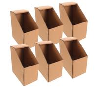 ARTSEWPLY 6 Piezas Cajas Almacenaje Cartón Apilables para Almacén y Logística Papel Resistente para Exhibición y Protección Mejorada en Garajes