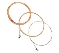 ARTSEWPLY 6 piezas Cuerdas Metálicas para Guitarra Acústica Cuerdas Clásicas Resistentes para Principiantes y Profesionales Repuesto Versátil para Instrumentos Musicales Fácil de Cambiar