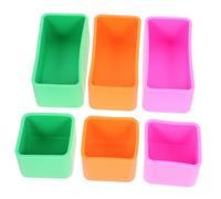 ARTSEWPLY 6 piezas Divisores de Silicona para Fiambreras Resistentes al Calor y Frío Multiusos Compartimentos para Separar Alimentos Aptos para Microondas y Congelador Colores Vibrantes