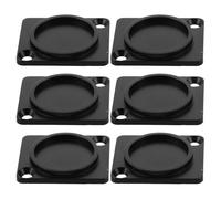 ARTSEWPLY 6 Piezas Placa Ciega Metálica para Montaje Panel de Chasis de Audio Protectora para Conector Xlr para Panel de Altavoz Accesorio Versátil y Resistente al Polvo