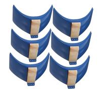 ARTSEWPLY 6 Piezas Posaderas Naturales de Madera para Soporte de Descanso Estable con Base de Plástico para Palomares y Jaulas de Aves