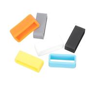 ARTSEWPLY 6piezas Bisel De Silicona Para Correas De Reloj Correa Elástica Círculo Para Reloj Soporte Para Anillo Silicona