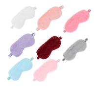 ARTSEWPLY 8 piezas Antifaces de Felpa Suaves y Ligeros Protectores Oculares Bloqueadores de Luz Máscara para Dormir Cómoda y Transpirable para Adultos y Piel Amigable Diseño
