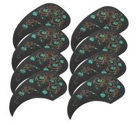 ARTSEWPLY 8 Piezas Protector para Guitarra Adhesivo Placa Antiarañazos para Guitarra Acústica y Eléctrica de Accesorio Negro Resistente para Diapasón