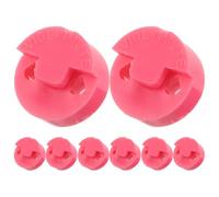 ARTSEWPLY 8 Piezas Sordina para Violín de Goma Rosa Juego de Amortiguadores de Ruido para Práctica Silenciosa Casa Accesorio Ajustable para Protección del Instrumento y Entrenamiento