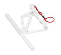 ARTSEWPLY Adorno Decorativo de Cuarzo Blanco en Forma de Pirámide para Meditación y Terapia de Sonido, Conjunto para Relajación y Decoración del Hogar Varios estilos