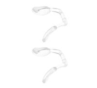 ARTSEWPLY Almohadillas Nasales de Silicona para Puente de Gafas, 2 Piezas Integradas en Forma de U, Antideslizantes y Compatibles Varios Marcos, Reemplazo para Gafas de Sol y Vista,