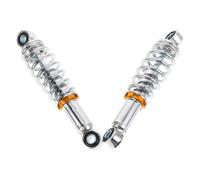 ARTSEWPLY Amortiguador Trasero para Scooter y Motocicleta Eléctrica, Resorte de Suspensión Trasera Gris, Compatible Bicicletas Eléctricas, 1 Par Distancia entre Orificios 200 Mm, Mejora