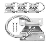 ARTSEWPLY Anillo De Amarre para Caballos 4 Piezas Herrajes Resistentes De 7x60 Anilla De Amarre Práctica Acero Inoxidable Fácil Instalación Suministros para Establos Equipo De Atar Caballos