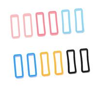 ARTSEWPLY Anillos de Silicona para Correa de Reloj 12 Pcs Multicolor, Accesorios Antideslizantes para Correas de Reloj, Duraderos y Suaves, Compatibles Relojes Inteligentes, Uso Diario