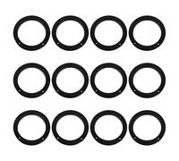 ARTSEWPLY Anillos Espaciadores para Altavoces de Coche 5 Pulgadas Soporte de Montaje de Plástico 6 Pares Adaptadores para Reducción de Vibraciones y Mejora de Audio en Sistemas de Sonido